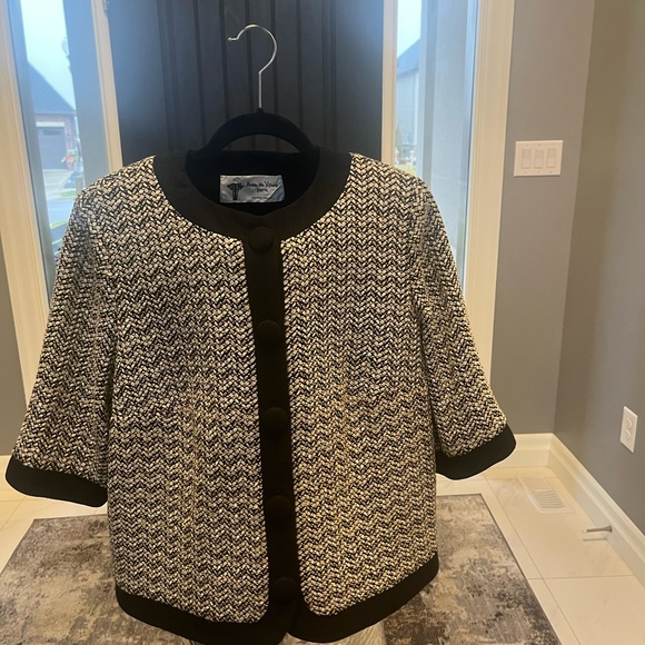 Vintage Anne de Villers Paris jacket blazer size medium / large cute🖤 - Picture 4 of 17